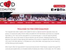 Tablet Screenshot of chdcoalition.org